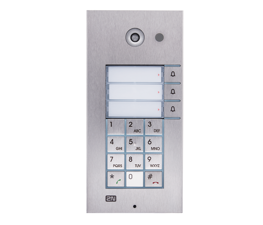 2N IP Vario 3 buttons, keypad, camera