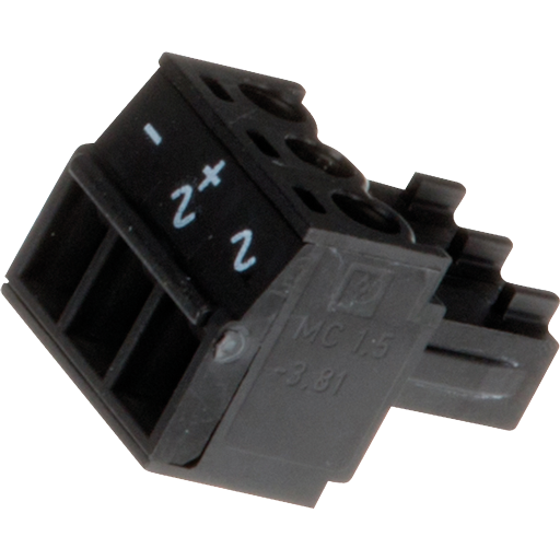 AXIS Connector A 3-pin 3.81 Straight