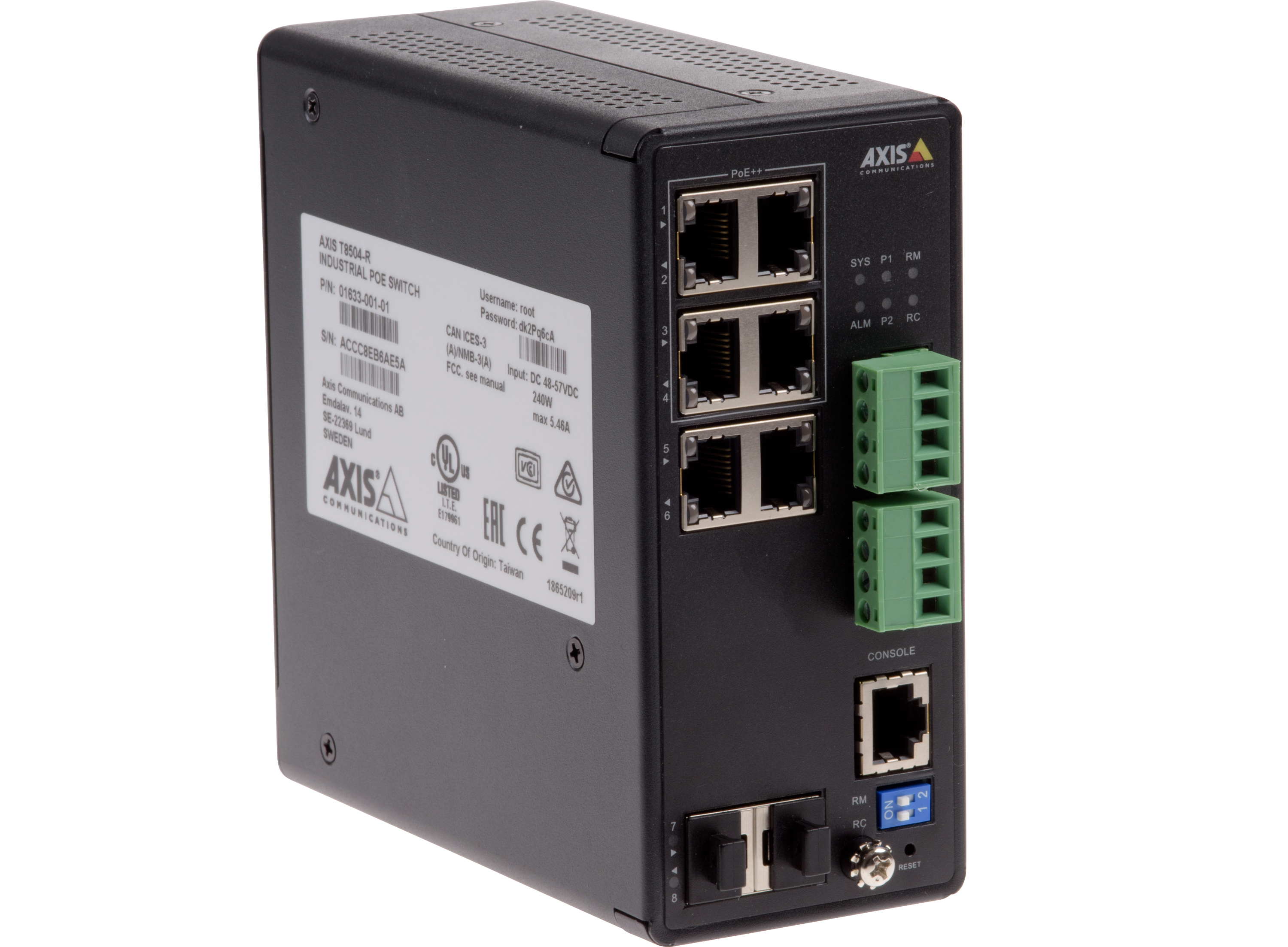 AXIS T8504-R Industrial PoE++ Switch